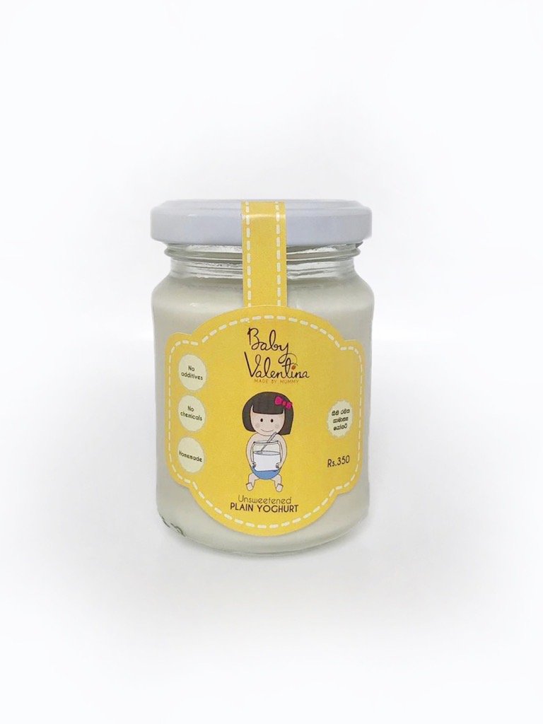 Baby Valentina plain yoghurt jar