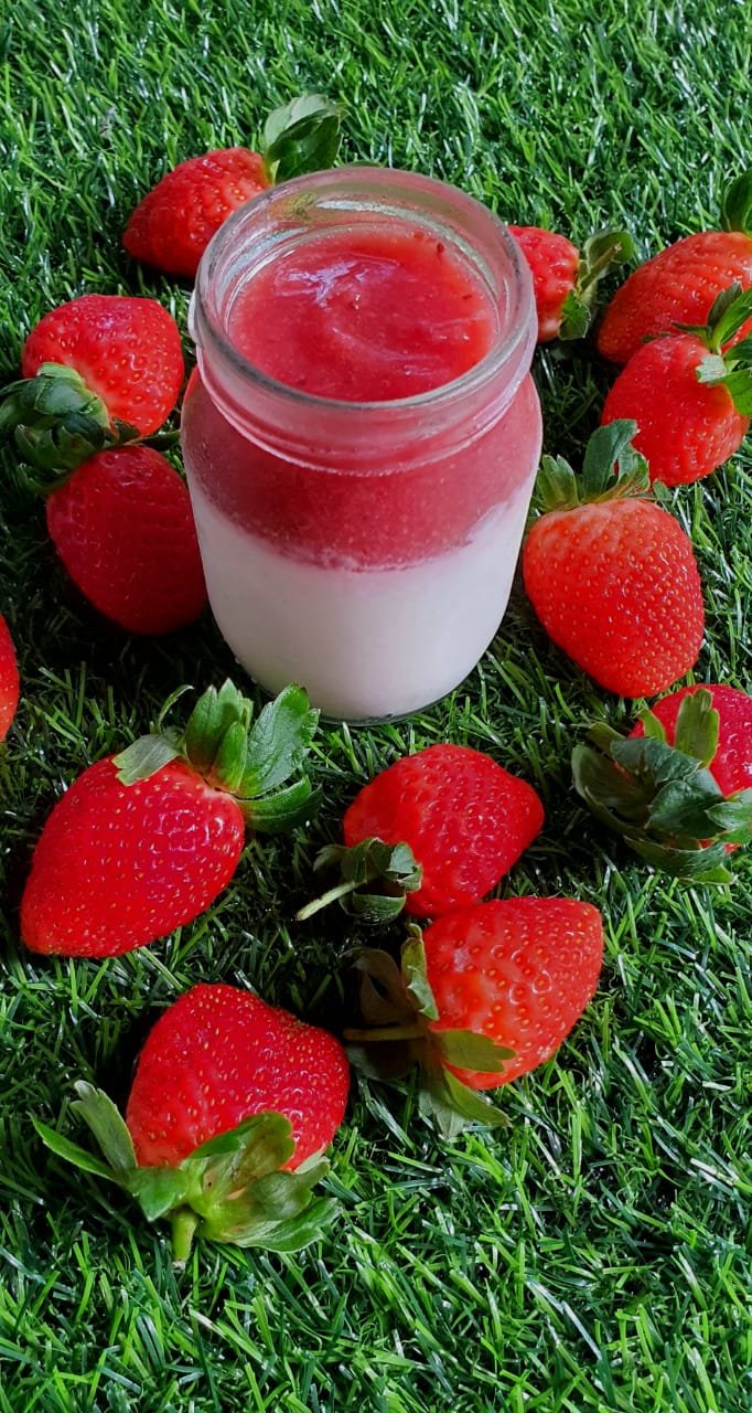 Baby Valentina strawberry yoghurt